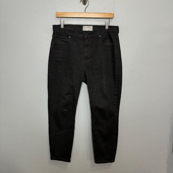 EVERLANE high rise skinny jeans in faded black size 31 ankle - Picture 2 of 6
